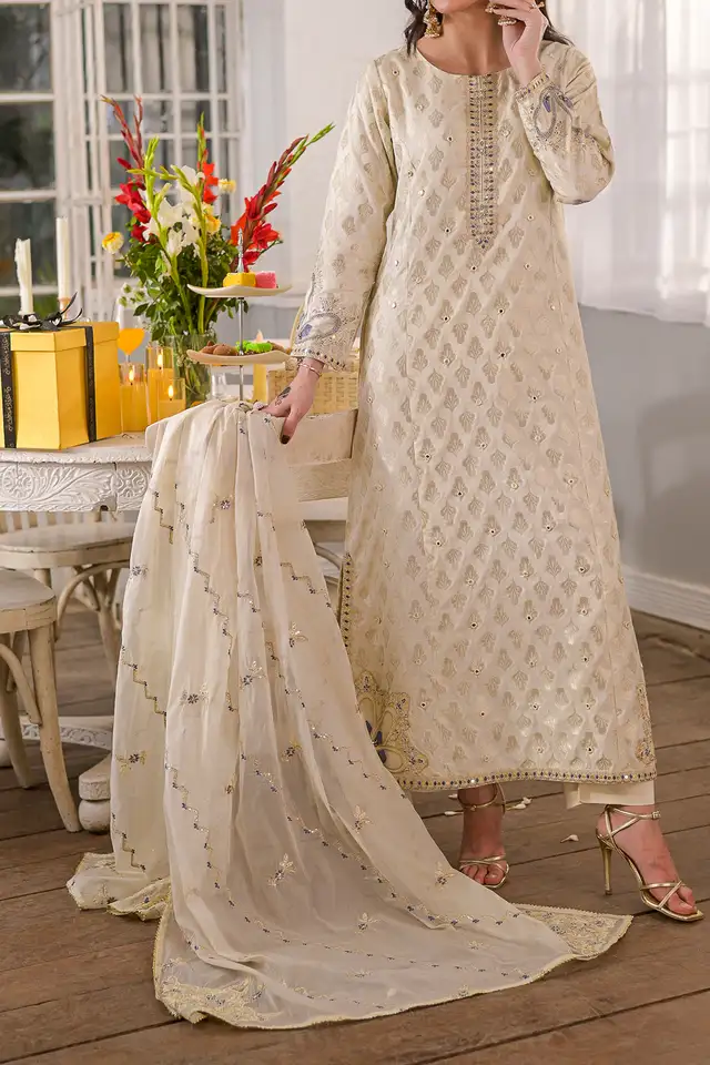 WOMEN'S-3 PIECE FANCY JACQUARD| FJ-254