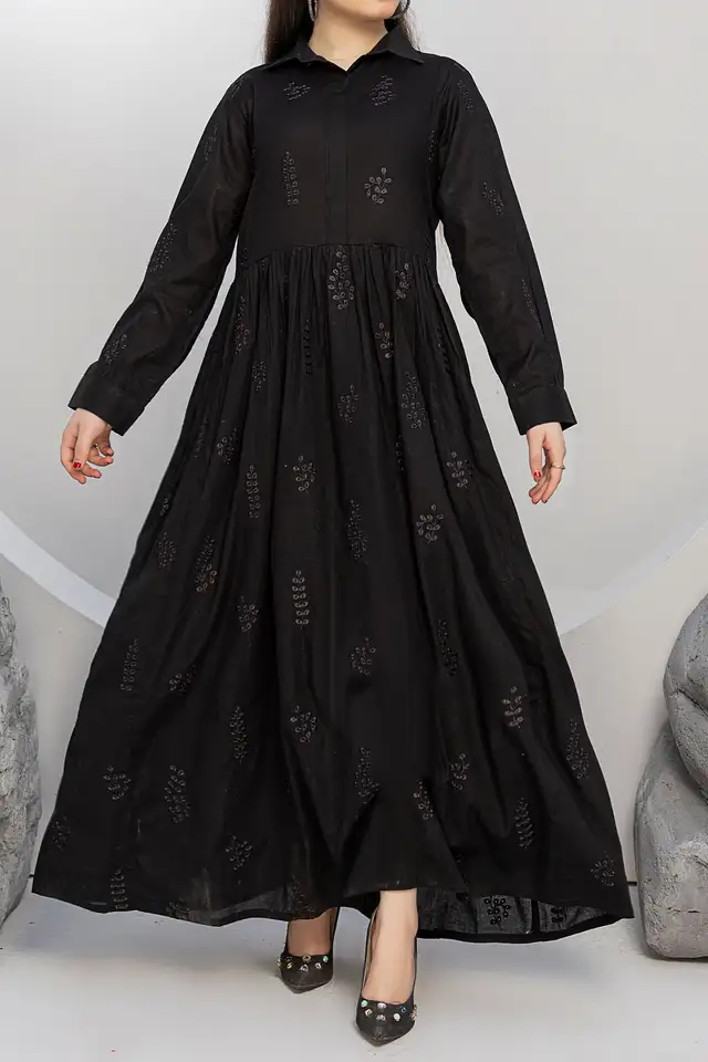 WOMEN'S-1 PIECE EMBROIDERY COTTON | CTNK-40